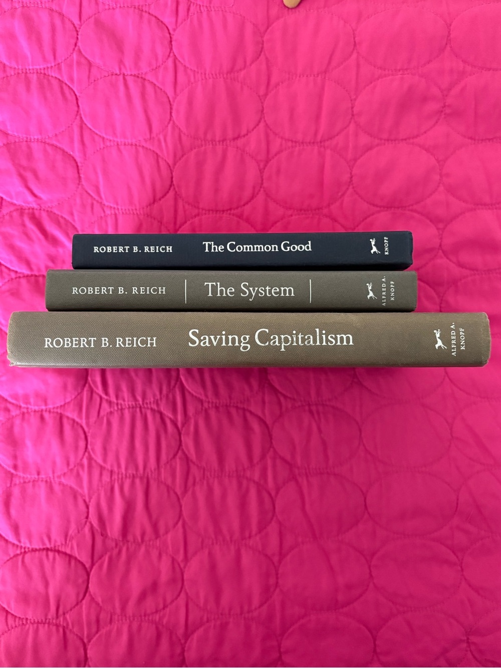 Bundle 3 Robert Reich books- Saving Capitalism, The System + The Common Good